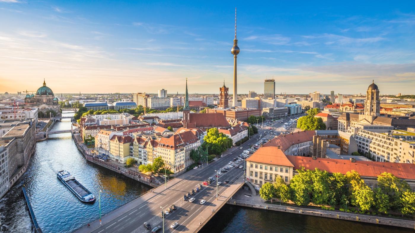 Top view of Berlin.